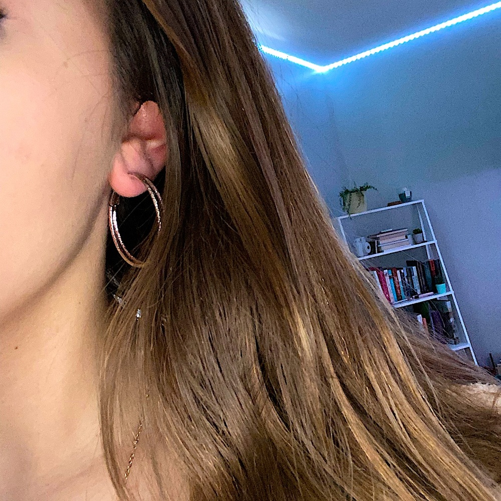 Hoop earrings